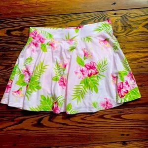 Tropical flower skirt